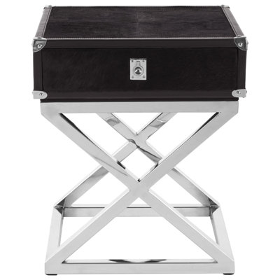 Bremond Cross Legs End Table