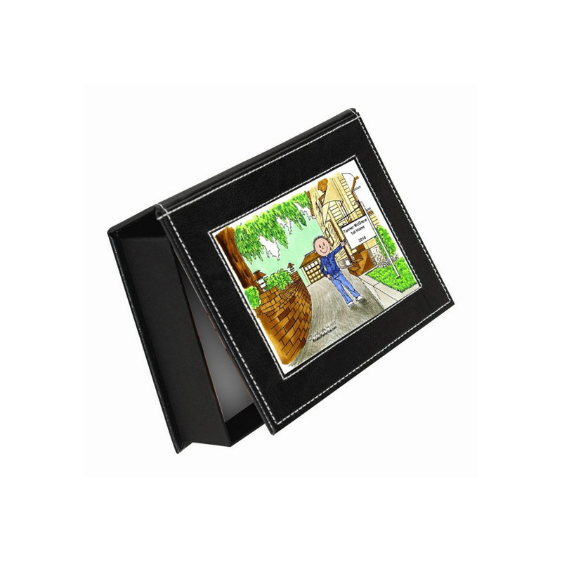 Faux Leather Memory Box