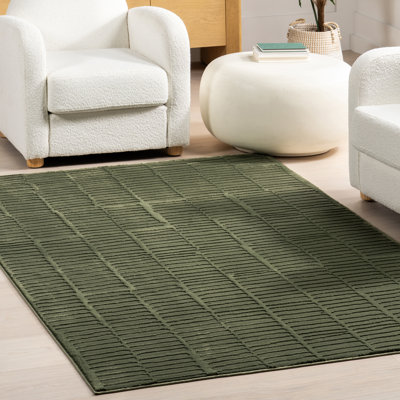 Tapis géométrique lavable à la machine