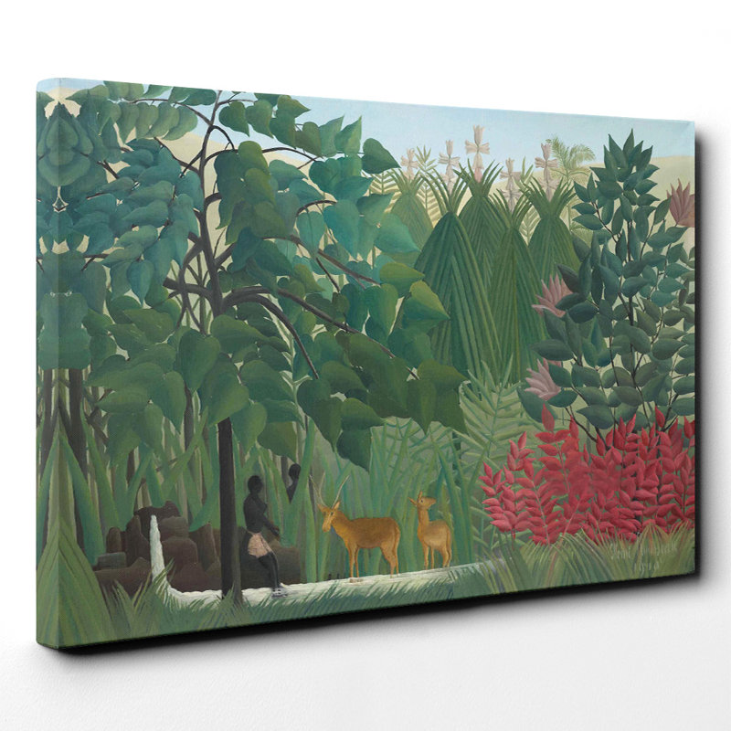 Henri Rousseau - Wrapped Canvas Painting, 70cm H x 100cm W
