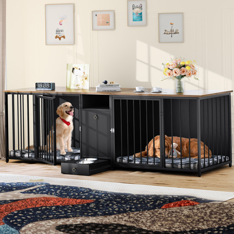 Crate Furniture Best Puppy Crate Bed Dog Crate Dog Bed For Two