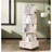 Rotating Bookshelf With Drawer, 360 Display 5 Tier Corner Bookshelf For Small Space, Floor Standing Bookcase Storage Rack, Wood Narrow Organizer For Bedroom, Living Room (WHITE) (Prime Big Deal Days)-272824006-272824005