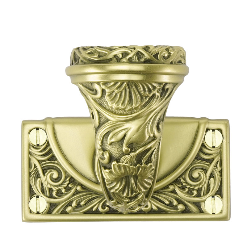 GEORGETOWN LARGE HOOK; BURNISHED BRASS FINISH, Antique Brass