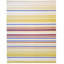 Mirage Striped Area Rug in Yellow