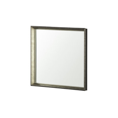 Pewter Manufactured Wood Mirror