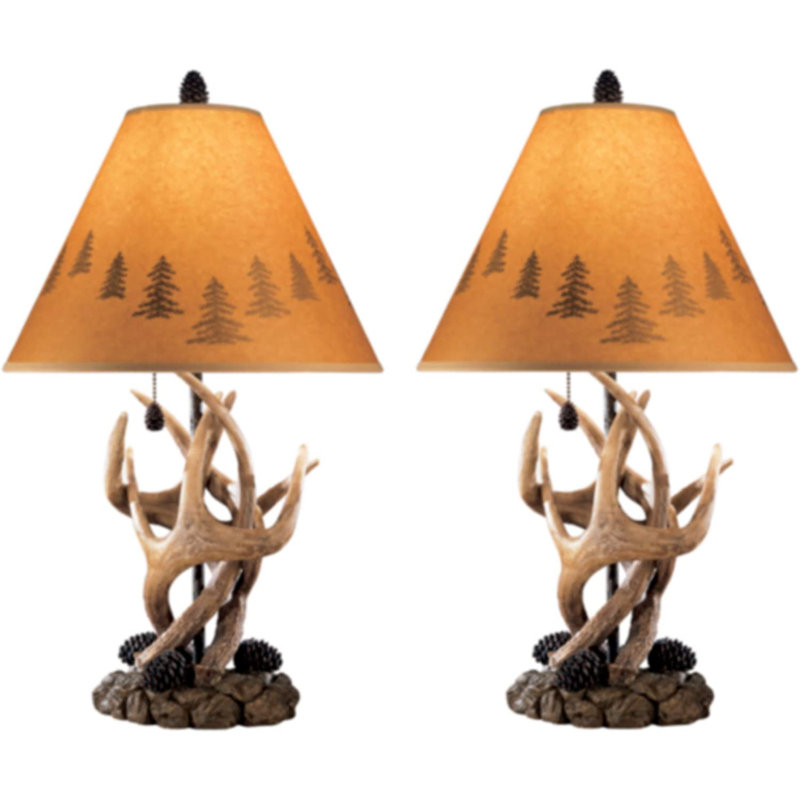 Lampe de table en résine Elez