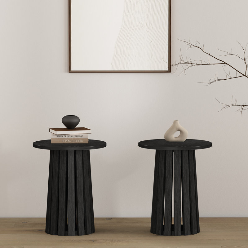 Table de bout Layla, Noir