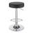 Black And Chrome Adjustable Hydraulic Bar Stool