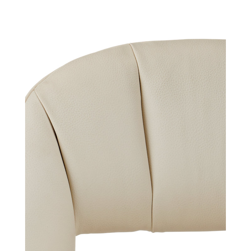 Inga Upholstered Stool with Solid Wood Frame, Bar Stool (30.25" Seat Height)