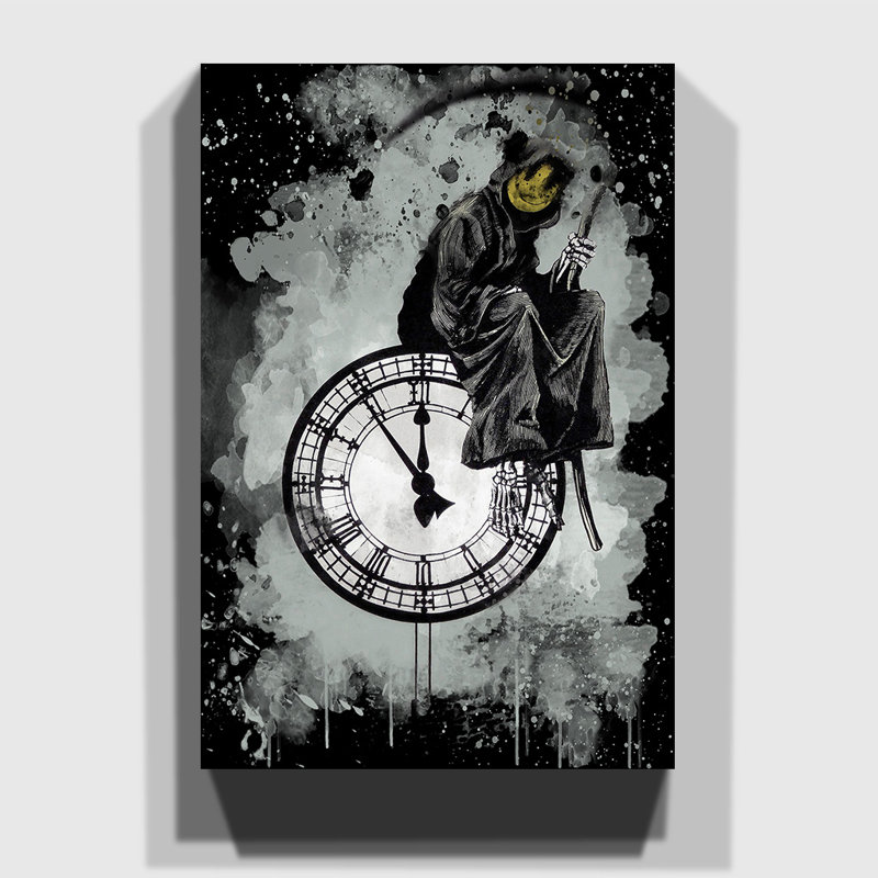 Banksy - Wrapped Canvas Print, 50cm H x 35cm W