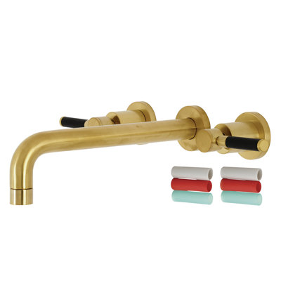 Concord Double Handle Wall Mounted Tub Spout