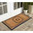Fabrizia Natural Coir Monogrammed 48" x 30" Non-Slip Outdoor Door Mat-1731252509