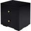 Table de chevet 2 tiroirs en bois-87358534