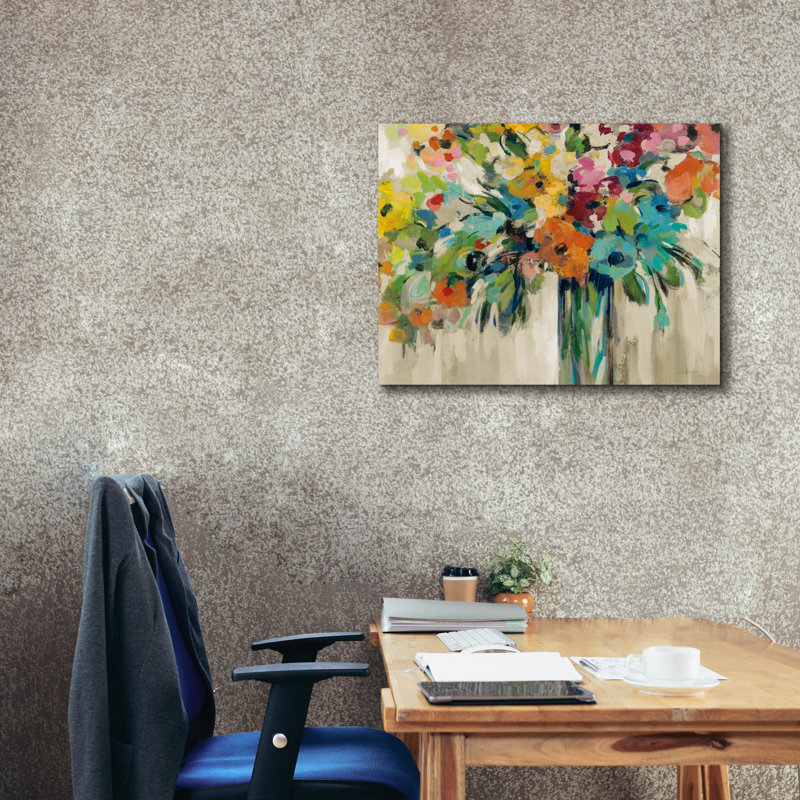  «Cloud Of Flower Solid C» par Silvia Vassileva, art mural sur toile, 34 po x 26 po