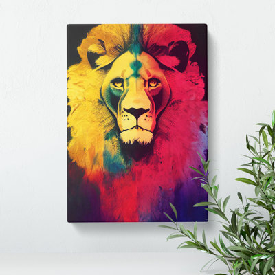 XC1022-1659X Colours Of The Lion - Wrapped Canvas Print