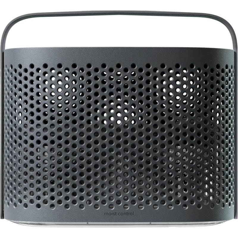 Absodry Duo Family Moisture Absorber Grey - 1200g Quiet Dehumidifier with Indicator for Home, Office or Caravan - Scandinavian Design with Refill Bag, Controls Humidity up to 50m³