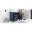 Meuble-lavabo de salle de bain 30 po avec lavabo supérieur, meuble-lavabo moderne avec 2 tiroirs et tiroir basculant, meuble-lavabo simple