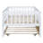 White Twin Daybed With Trundle And Secure Fence Guardrails - Construction Guardrails, Safe Sleeping-2047450519