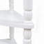 Table de coin 33,8 "à 3 niveaux - Blanc laiteux-759140428