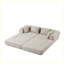 Canapé-lit convertible en chenille avec coussins décoratifs Chenille-456744091