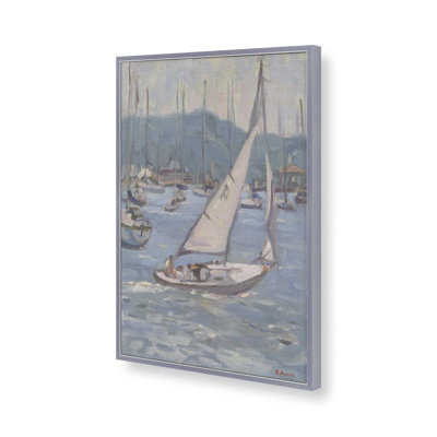 Breezing Up by Stephen Calcasola Canvas Art Print