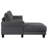 Verona Grey Loose Back Sectional Sofa