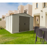 Woodbridge Plus 10.5 ft. W x 10.5 ft. D Plastic Storage Shed