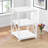 Keita White Accent Table