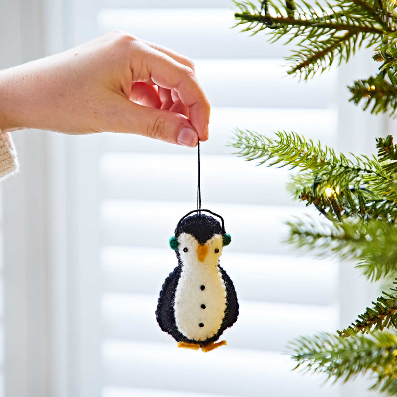 5cm Handmade Wool / Felt Hanging Figurine Ornament