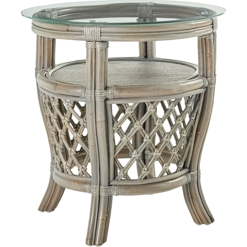 Stowers Solid Wood Top End Table, Willow