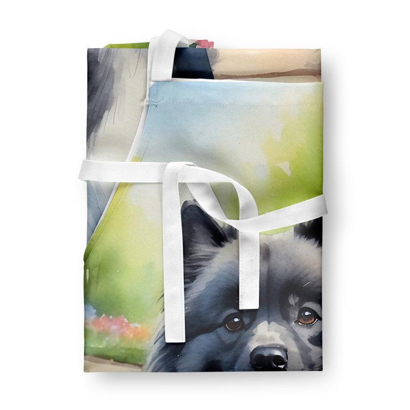 Tablier Keeshond Spring Path