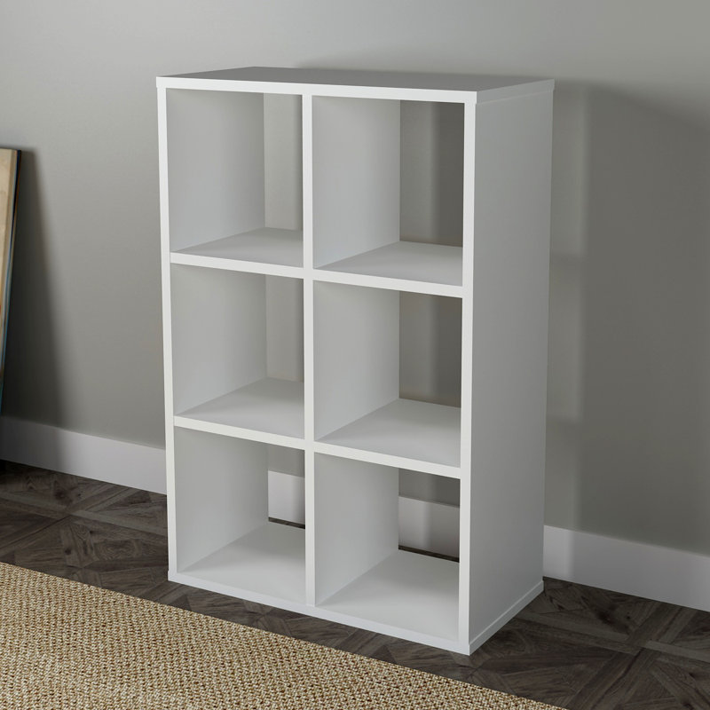 Bibliothèque à cubes H 35,4 po x l 24 po Gredmarie, Blanc