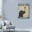 « black labrador ice crème », reproduction d’impression sur toile tendue-33421204