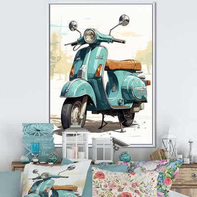 Calita Scooter Retro Rider II - Imprimé