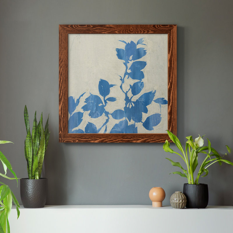 Impression sur toile FALLING LEAVES VI, Cadre en érable, H 20 po x l 20 po x P 1,5 po