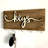 "Keys" Rustic Wood Wall-Mounted Key Holder
