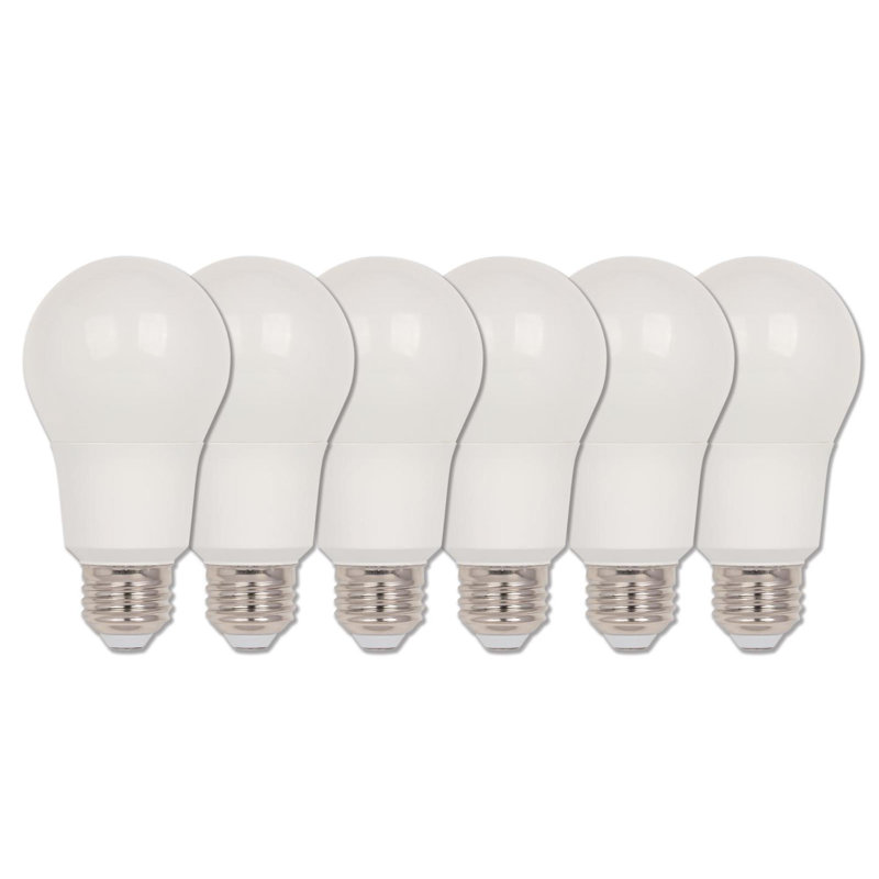 6 watts (équivalent à 40 watts), ampoule DEL A19 à intensité variable, culot moyen E26 (standard), 3000, 480 lumens , 6 watts