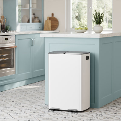 Amista Steel 60 Litre Step On Rubbish Bin