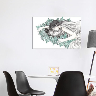 Spirit Wolf 1 Piece Wrapped Canvas Wall Art