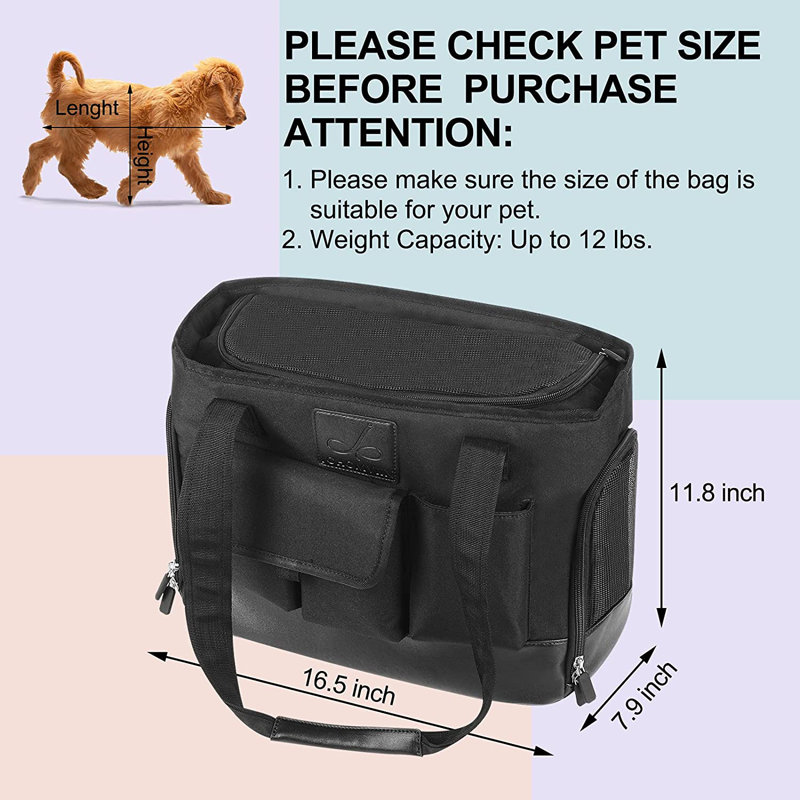 Sac à dos pour chat, sac à dos pour chien, sac à dos pour animal de compagnie, portefeuille en cuir Oxford de haute qualité en cuir polyuréthane pliable et imperméable, sac portable, adapté aux chats de petite et moyenne taille et aux petits chiens