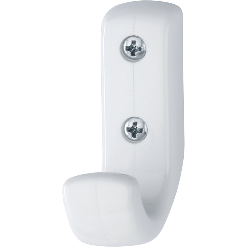 Hydron Plastic Wall Wall Hook, Diamond White