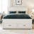 Wood Platform Bed With 6 Drawers-114238015