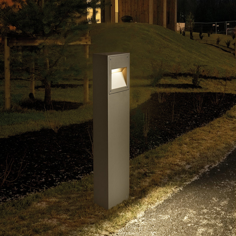 Rendville Bollards, 95cm H x 24cm W x 12cm D, Aluminium