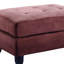 Chic Chocolate Lounge Ottoman