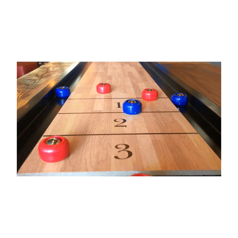 Classic Wooden Table Top Shuffleboard Game