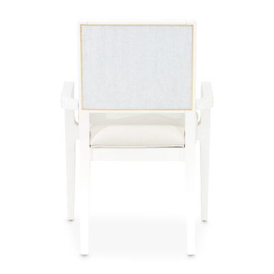 Palm Gate Arm Chair - Cloud White