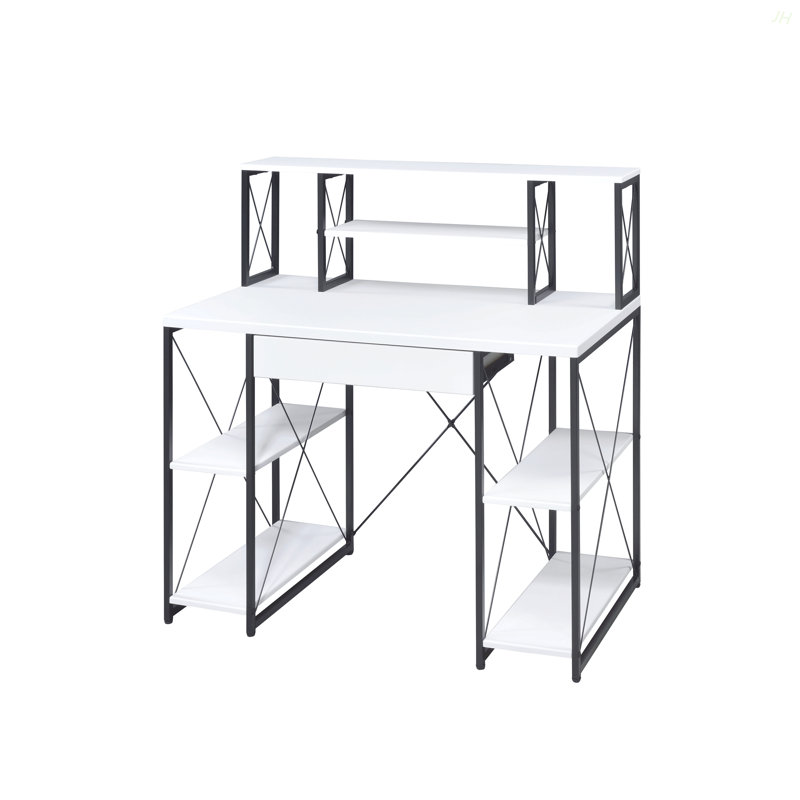 All Purpose White Finish Writing Desk, White