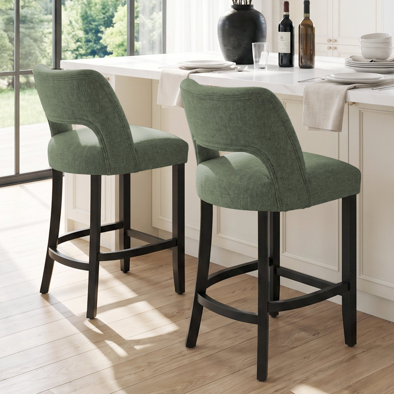 Tabouret de bar Bisto, Vert