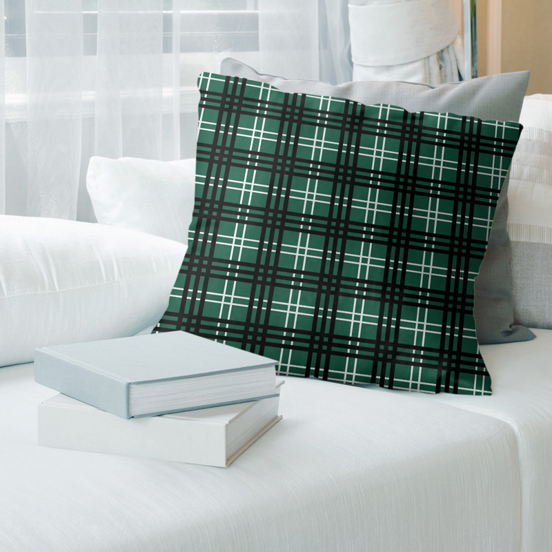 Housse de coussin d'extérieur carré R-Baltimore Football, 20 po x 20 po, Polyester/ Bourre en polyester