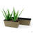 Annaleena 2-Pack Smart Self-watering Rectangle Planter Box-1412175848